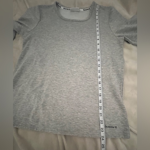 BearPaw Fleece Lounge Gray Sweater Size‎ M - Picture 4 of 6